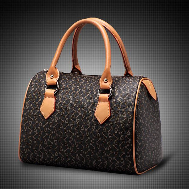Hot Ing 2017 New Fashion Women S Handbags Boss Bucket Handbag Monogram Canvas Sdy Bag Without Starp Free Shipping