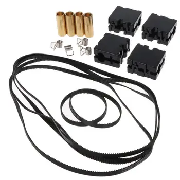 

Printer Part Injection Slider With Copper Sleeve +Slider Block Spring + GT2 610 200 Timging Belt for Ultimaker 2 UM2