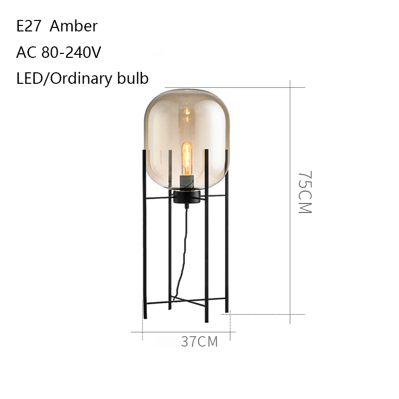 Современный европейский стиль уникальный, стеклянный пол свет E27 220 V светодиодный Роскошный блеск Торшер для спальни гостиной прихожей для кабинета отеля
