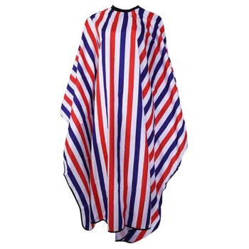 

Professional Barber Cape Haircutting Salon Stripe Apron Waterproof Anti-static