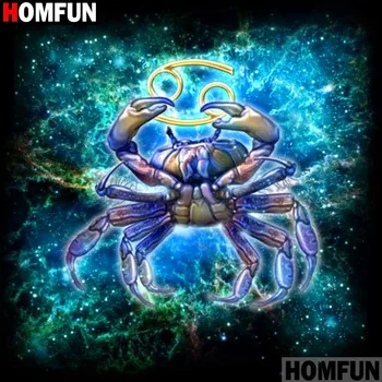 

HOMFUN Full Square/Round Drill 5D DIY Diamond Painting "constellation" 3D Diamond Embroidery Cross Stitch Home Decor A19403