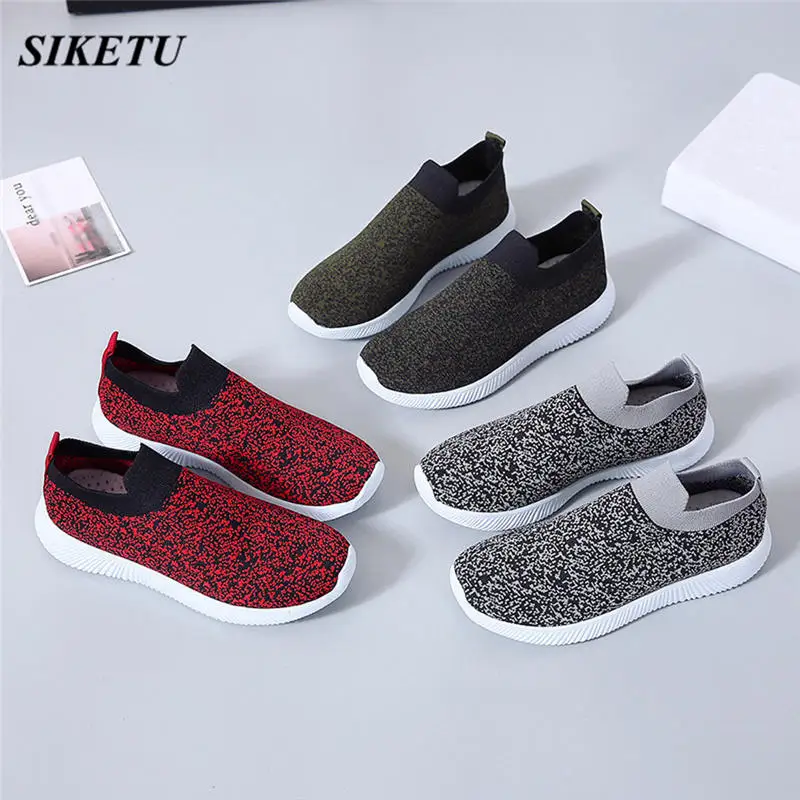 

Women Outdoor Mesh Shoes Casual Slip On Comfortable Soles Shoes Sapato Feminino On Casual Shoes for Woman chaussure femme @C