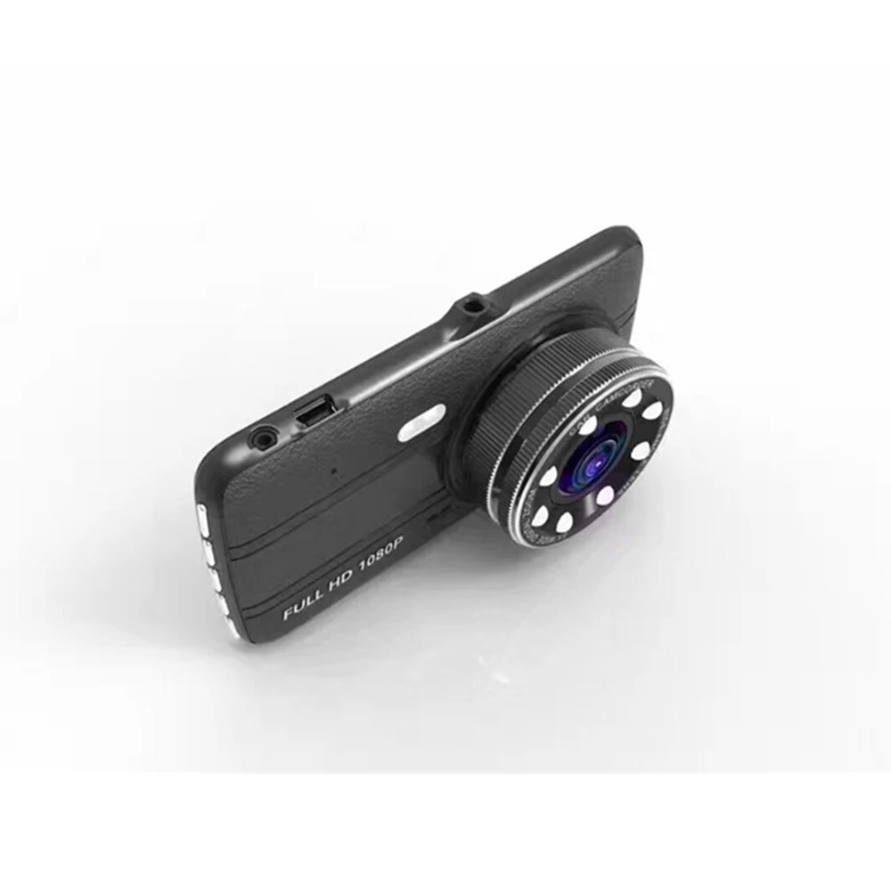 Best Quality 4 Inch Car DVR IPS Screen Dual Len Full HD 1080P Rearview Mirror Camera Auto Recorder Dashcam Night Vision G-sensor