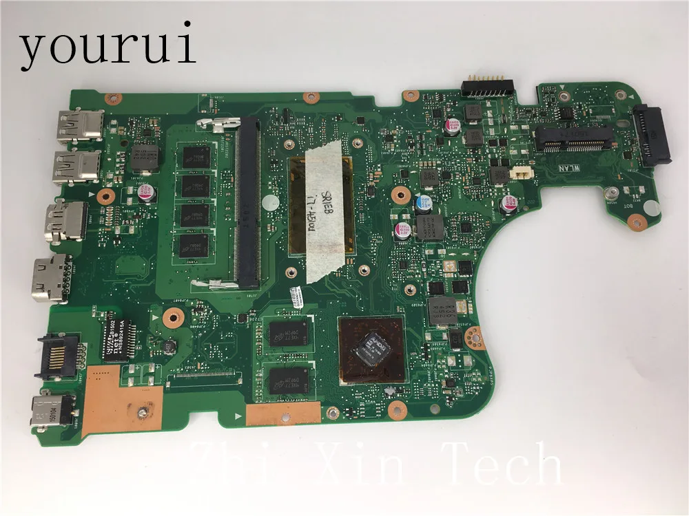  yourui X555LD Laptop Motherboard For ASUS X555LD X555LP Test onboard mainboard REV 1.1 4G-RAM I7-45