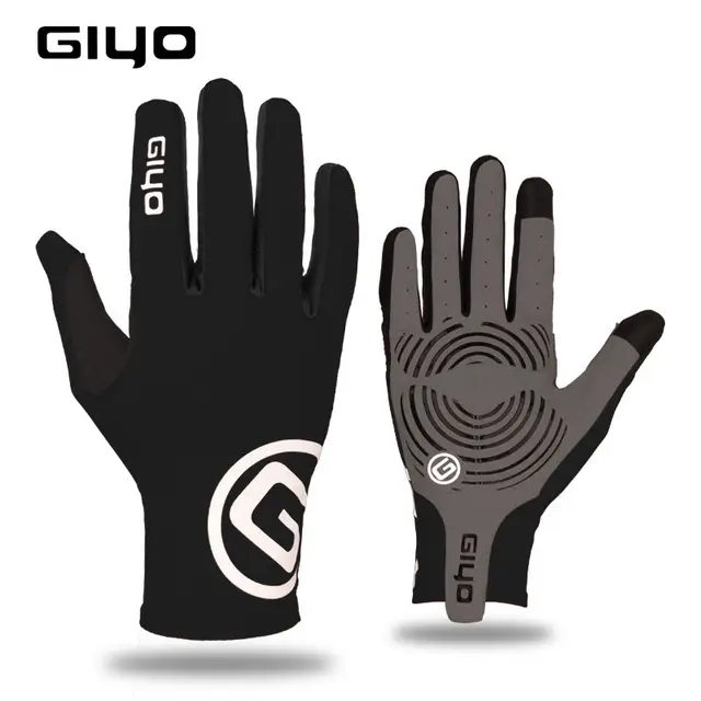 GIYO Sports Touch Screen Long Full Fingers Gel Sports Cycling Gloves
