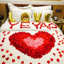 Don's Свадебная мода новинка 2000 шт./лот Цветы полиэстер Свадебные аксессуары лепестки роз к свадьбе patal цветок