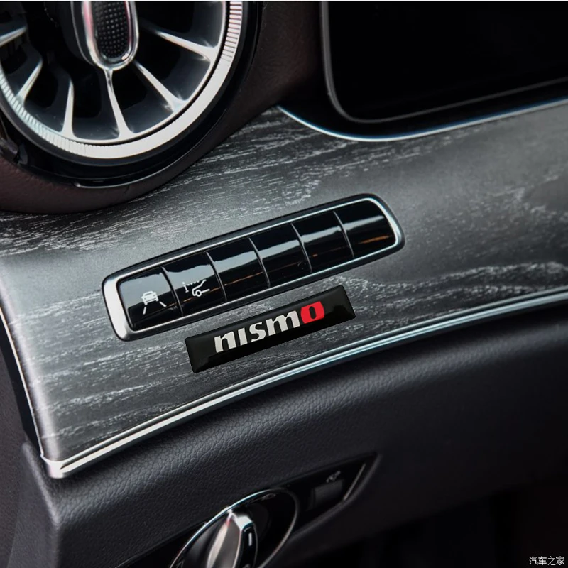 10 шт. декоративный стикер 3D NISMO для автомобиля эмблема кузова наклейка Nissan Nismo Qashqai