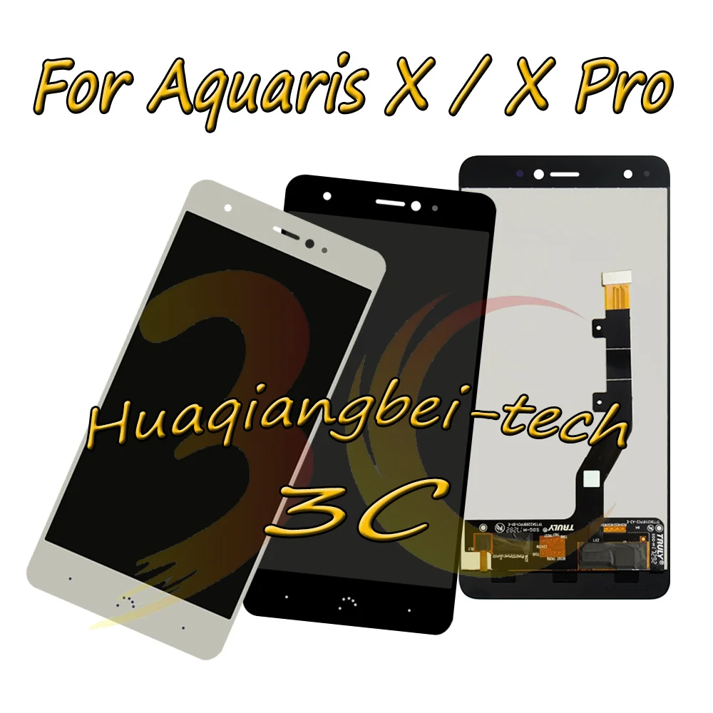 Новый 5 2 ''для BQ Aquaris X/BQ X Pro Полный ЖК дисплей + сенсорный экран дигитайзер