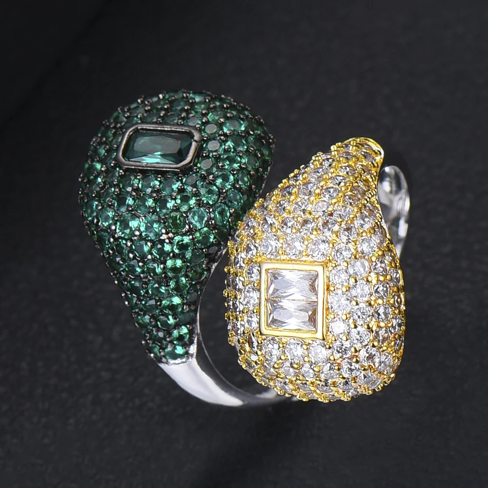 GODKI Monaco, дизайнерские Роскошные стекируемые кольца-чокер для женщин, свадебные с кубическим цирконом, обручальные, Дубай, американские, свадебные кольца на палец
