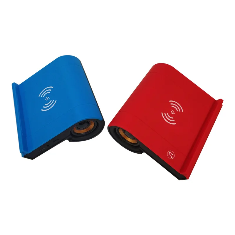 2018 Новый Вибрационный звук с тем же абзацем Беспроводная зарядка Bluetooth динамик