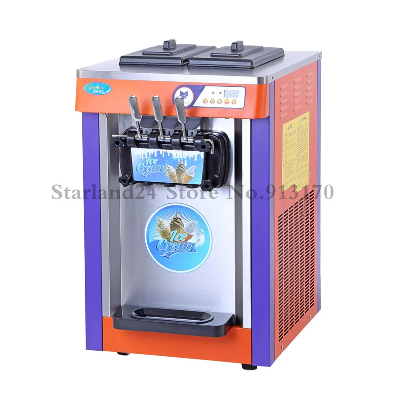 Ice Cream Machine Commercial Soft Serve Ice Cream Machine Led Display