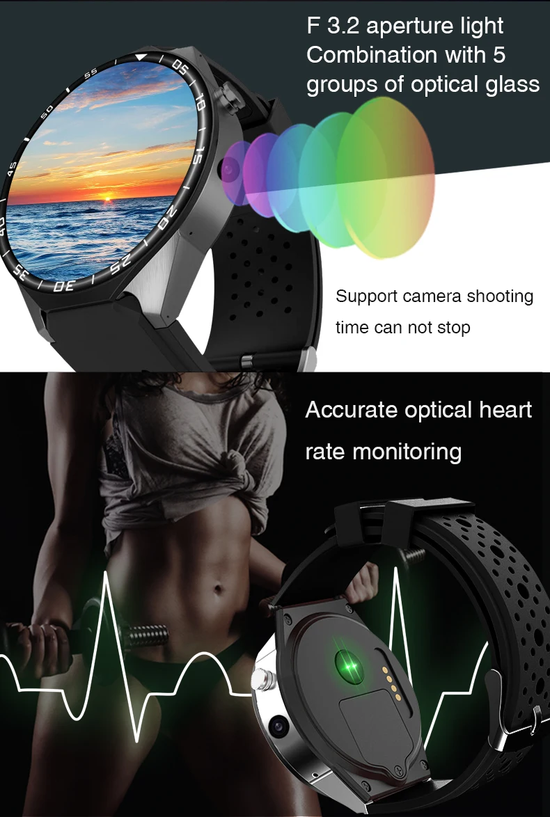Оригинальные ZGPAX S99C 3g умные часы Android5.1 часы MTK6580 четырехъядерный WiFi gps 5M HD камера мониторинг сердечного ритма Спорт