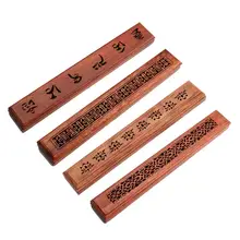 1 шт. палисандровый ладан коробка лежа кадило из красного дерева ремесла линия благовоний деревянная печь для благовоний с огнезащитным хлопком домашний декор