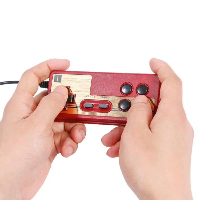 Горячая проводной 8 бит ТВ красный и белый машина видео игровой плеер ручка Геймпад контроллер для Coolboy для субор для NES игры