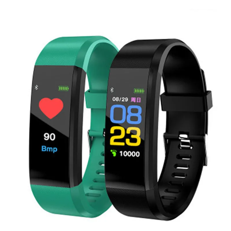 

New Color IP67 Band Smart Watch Heart Rate/Blood Pressure Smartwatch Activity Tracker bracelet For iphone 7/Honor PK DZ09V8