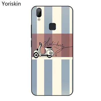 

For Vivo V9 Lovely TPU Painted Soft Anti-Slip Phone Case For Vivo V9 Ultra Thin Silicone Slim Back Case Conque Fundas