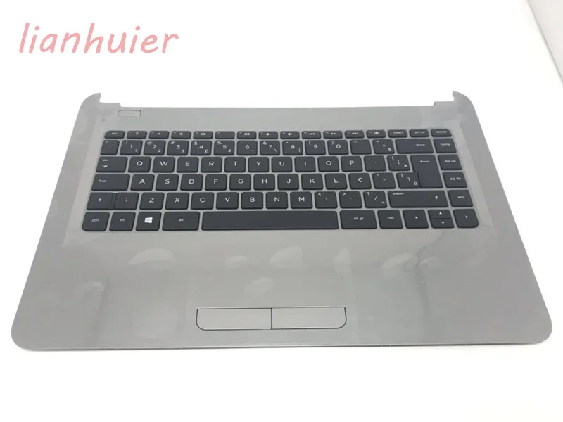 Palmrest верхний чехол с клавиатурой для hp 14-AF 14-AC 14," 813915-001 silver inkind shooting