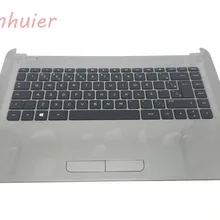 Palmrest верхний чехол с клавиатурой для hp 14-AF 14-AC 14," 813915-001 silver inkind shooting