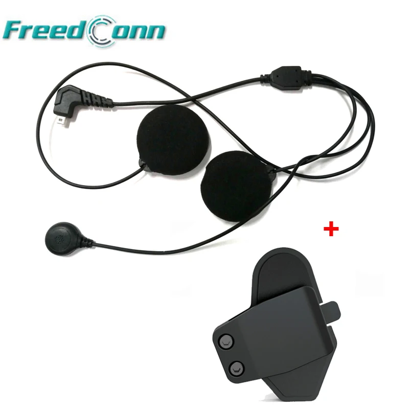 

Small Microphone Mic & Bracket Mount Clamp Clip For FreedConn T-MAX Helmet Bluetooth Intercom for Full Face Intergral Helmet