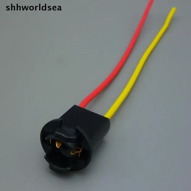 Shhworldsea LED T10 автомобиль гнездо, T10 Авто держатель лампы, LED T10 W5W плагин лампочки Расширители держатель 100 шт./лот