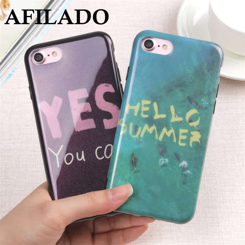 Fahsion Yes You can Hello Summer Soft Coque Case for IPhone 7 Phone