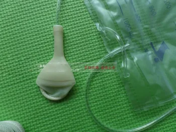 

free shipping 25 pcs 1000 ml single use Latex-jacketed man urine bag disposable urine collection bags
