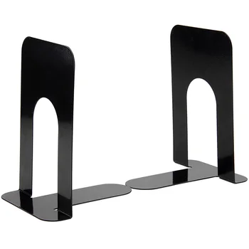 

Heavy Duty Metal Bookends Book Ends Home & School Office Stationery - 4 Pairs 8"