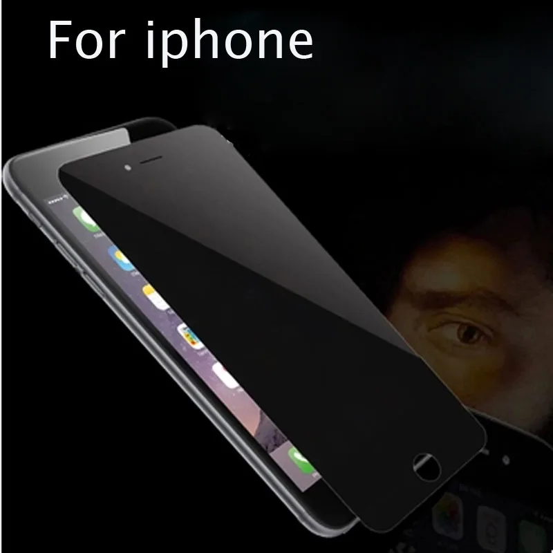 

Anti Spy Privacy Premium Glass Front Tempered Glass for IPhone X 4 4S 5 5S 5C SE 6 6S 7 7 8 XR XS plus 9H Screen Protector film