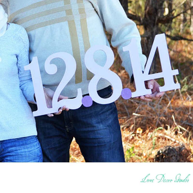  Wedding save the date sign - Photo Prop Sign Wedding Invitation -Wedding Photo Prop Bridal Shower G - 32549482310
