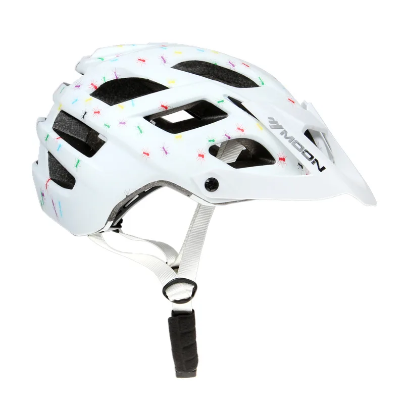 MOON велосипедный шлем All-terrai MTB велосипедный спортивный шлем безопасности внедорожный супер горный велосипед Профессиональный велосипедный шлем - Цвет: Multicolor Ant