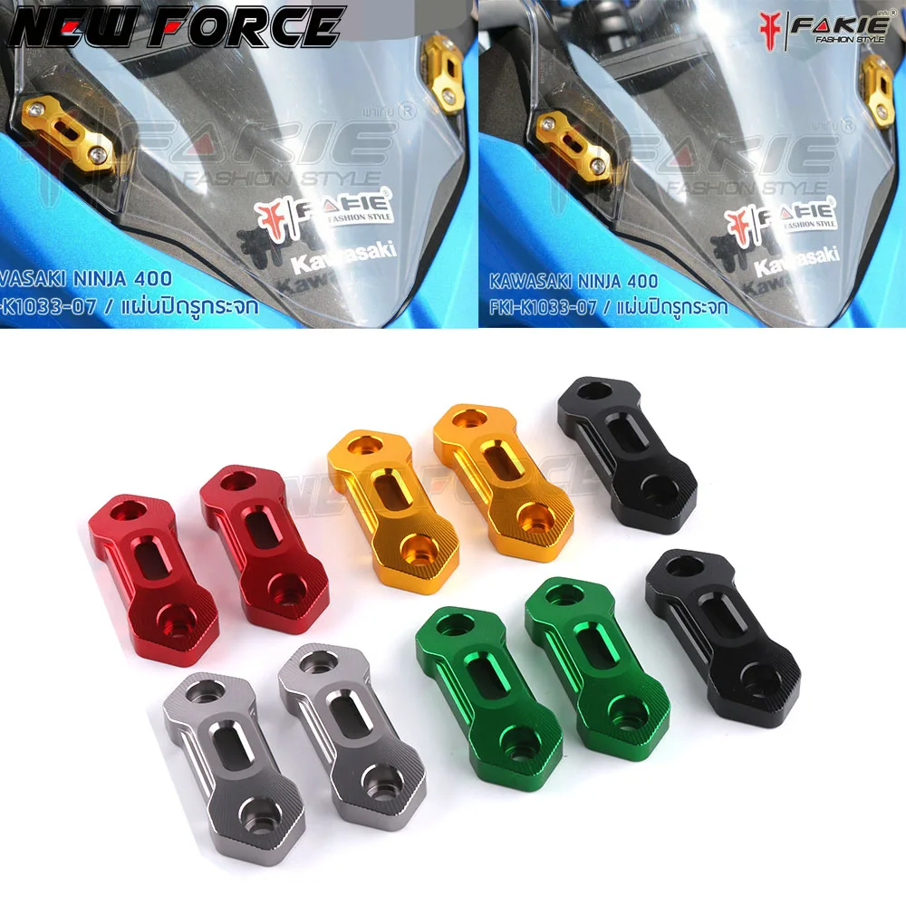 

For KAWASAKI NINJA400 2018 NINJA 400 2019 Motorcycle Accessories Moto Rearview Mirrors Hole Cover For KAWASAKI NINJA Accessorios