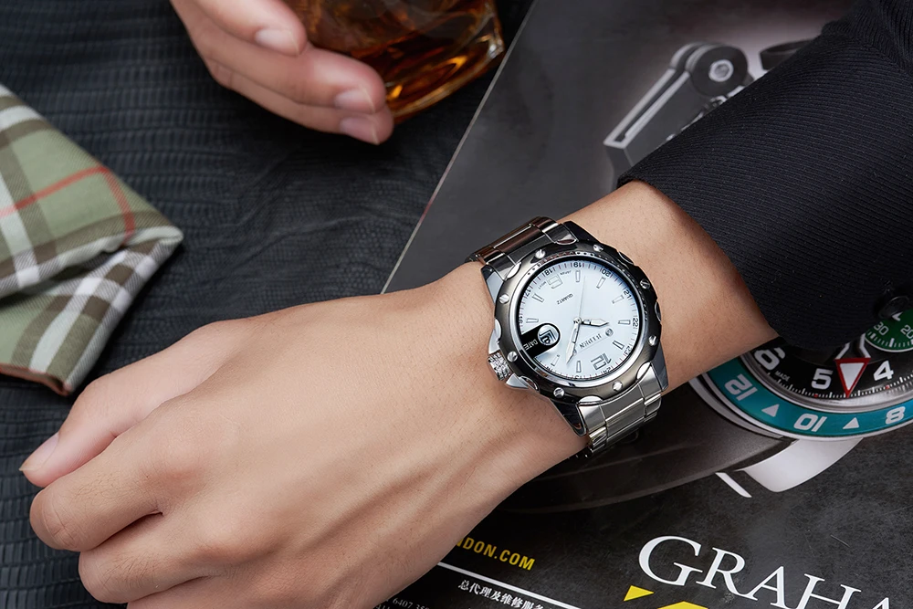 mens high quality solid stainless steel wrist watches (29)