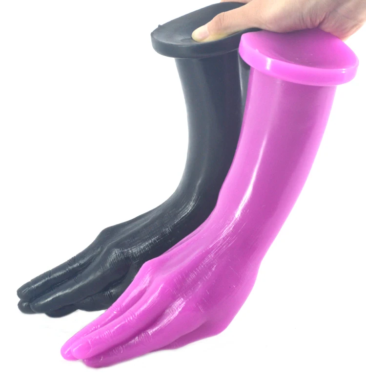 11 Inch Huge Butt Plug Realistic Anal Hand Shape font b Dildo b font Sex Toy