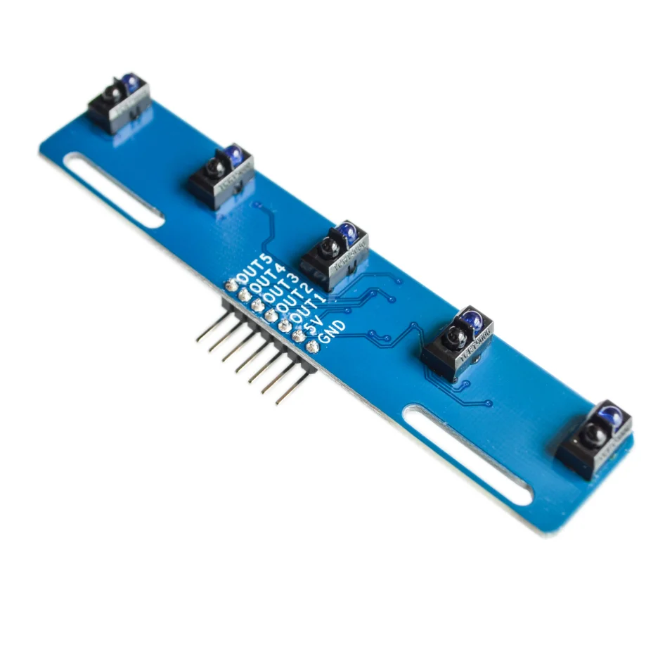 5 channel Infrared Reflective Sensor TCRT5000 KIT 5 way/road IR ...