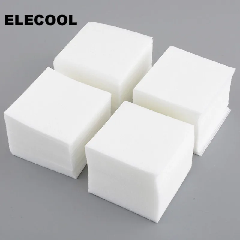 

ELECOOL 900Pcs Manicure Nail Art Polish Remover Lint Free Cleaner Wipe Cotton Pads Paper