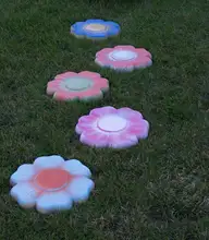 DIY Сад Путь мощения чайник Цветок Ступенькой Плесень Цементного Бетона Плесень ABS для сада путь