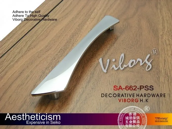 

(4 pieces/lot) 160mm VIBORG Zinc Alloy Drawer Handles & Cabinet Handles &Drawer Pulls & Cabinet Pulls, SA-662