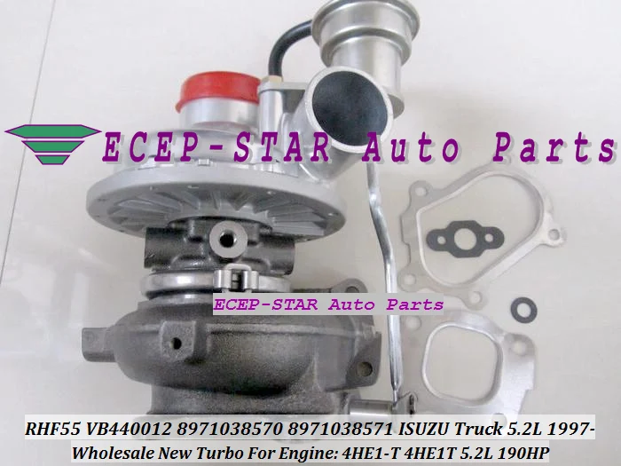 

RHF55 8971038570 VA440012 VIBA Turbine TURBO Turbocharger With gaskets For ISUZU NQR Truck 1997- 4HE1T 4HE1-T 5.2L 190HP