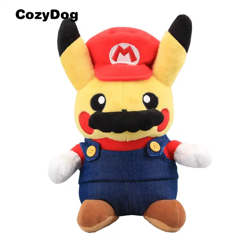 mario pikachu plush