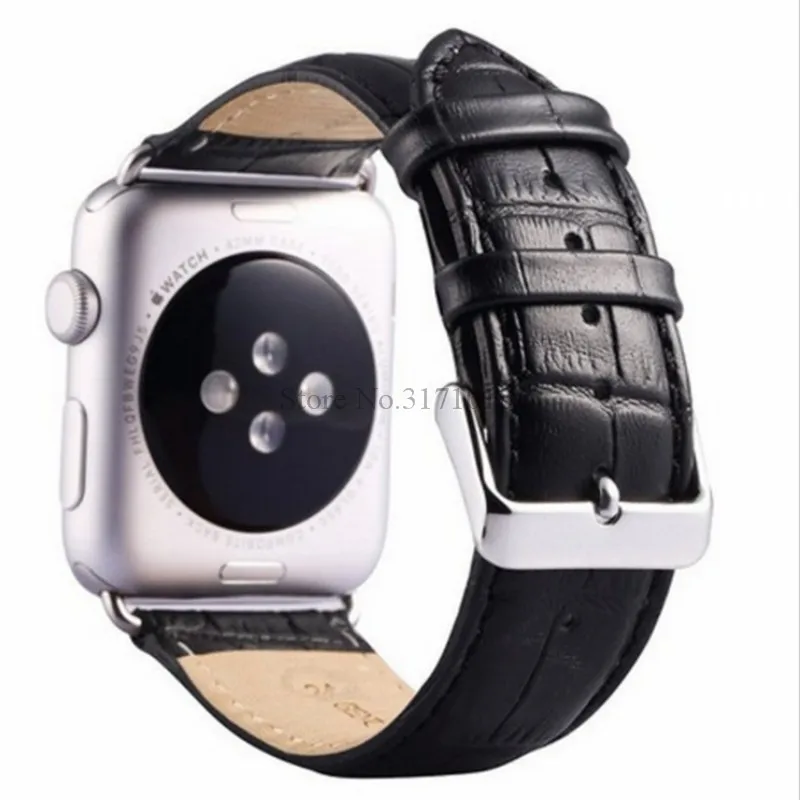 Кожаный ремешок для часов Apple Watch Band 4 серии 3 2 5 40 мм 44 38 42 спортивный сменный