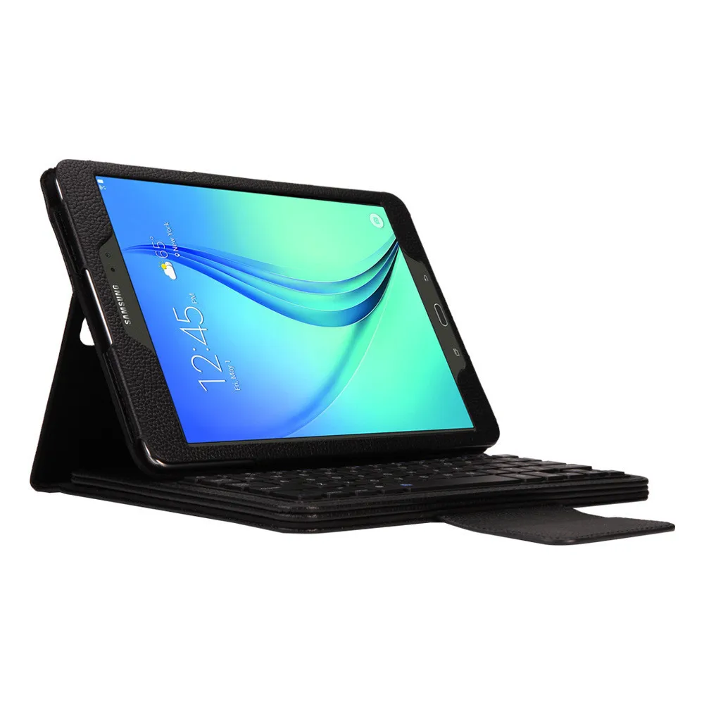 Для Samsung Galaxy Tab A 9,7 T550 T555 Tablet Съемная Беспроводной Bluetooth клавиатура + Фолио кожаный чехол