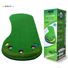 CRESTGOLF Indoor Golf Mats Putting Green Golf Practice Green Golf Training Aids with artificial turf and blanket for choice