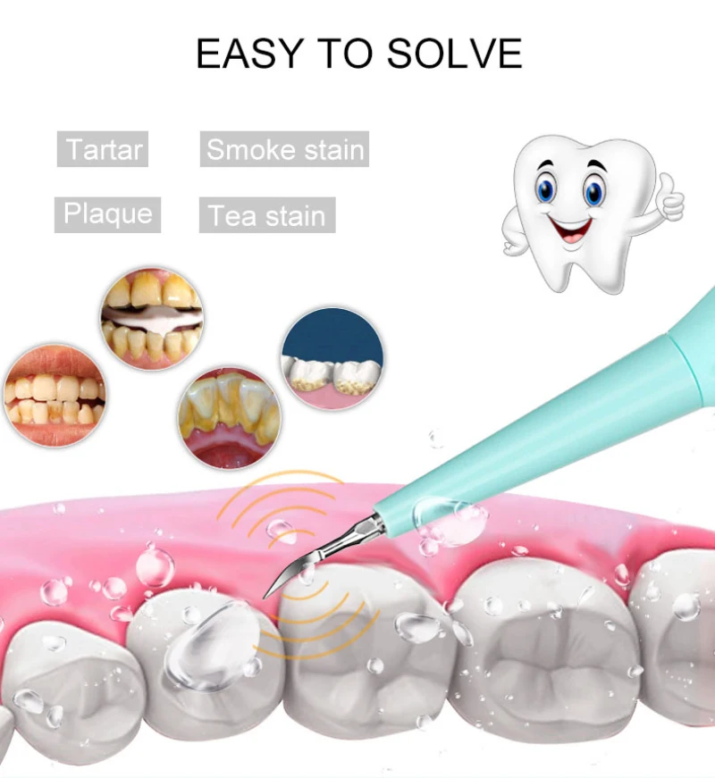 Портативный Стоматологический Электрический звуковой стоматологический скалер, удаление зубного камня, удаление пятен зубов, инструмент для чистки зубного камня, стоматологический набор для ухода за здоровьем