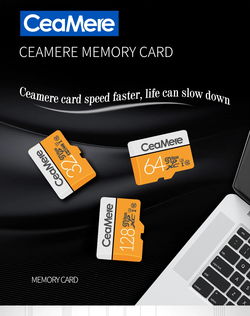 CeaMere карта памяти 256 ГБ 128 Гб 64 Гб U3 UHS-3 32 ГБ Micro sd карта класс 10 UHS-1 флэш-карта памяти Microsd TF/sd карта s для планшета