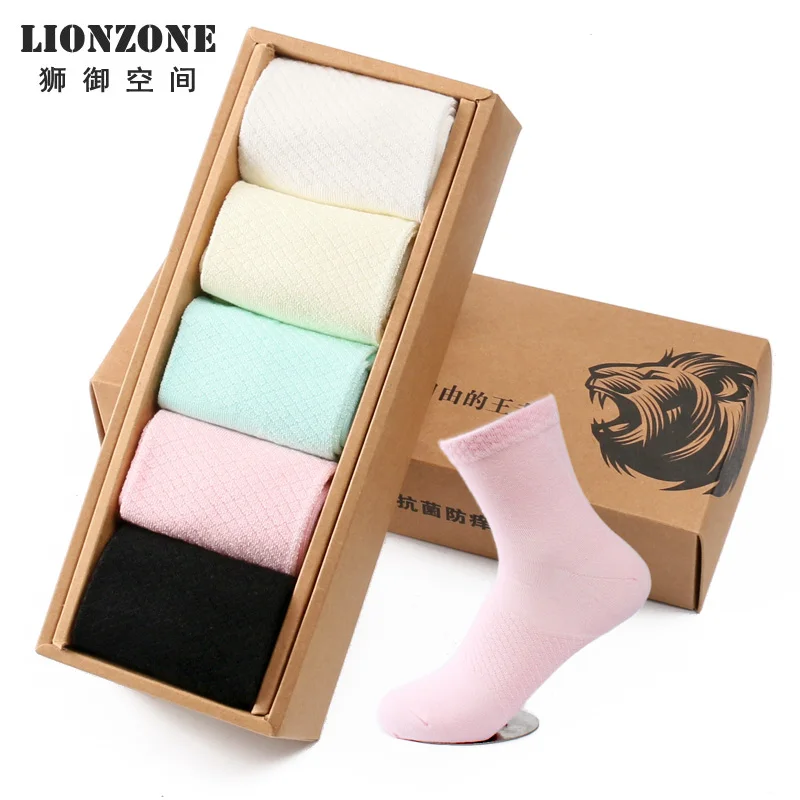 Newly 2017 Linezone Women Socks Candy Color Pure F...