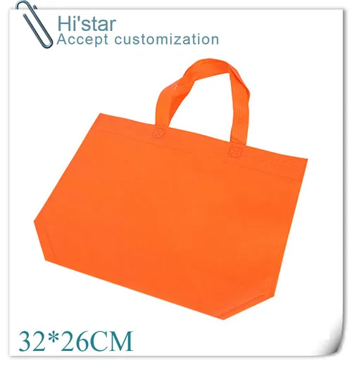 32*26 см 20 шт/партия экологически чистые PP нетканые многоразовые сумки для покупок с пользовательским логотипом