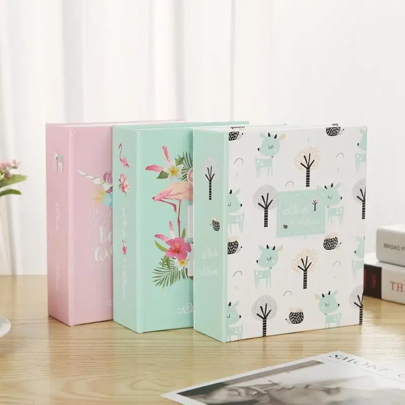 

1PCS 100 Sheets Cartoon Photo Album Scrapbook Kids Birthday Memory Book Gifts