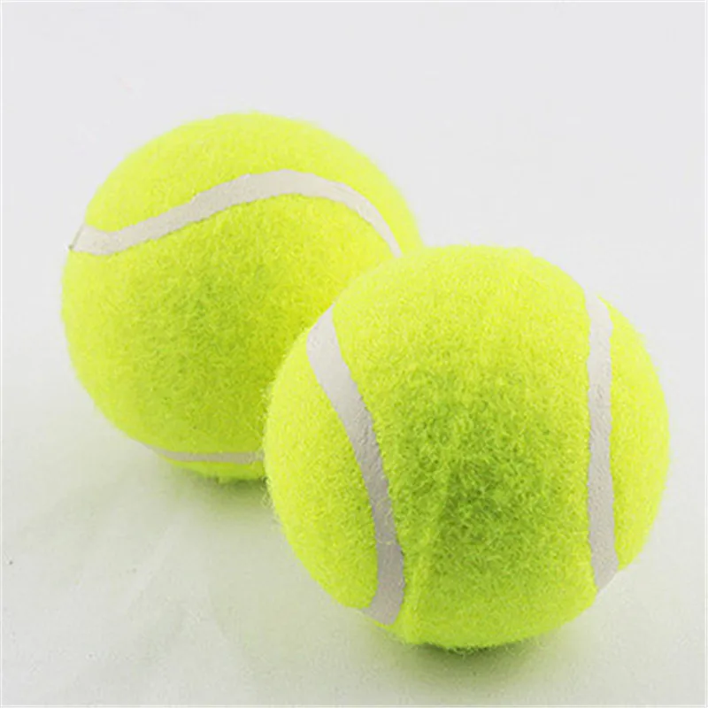 5 pieces/lot New diameter 64mm yellow tennis ball outdoor tenis sports