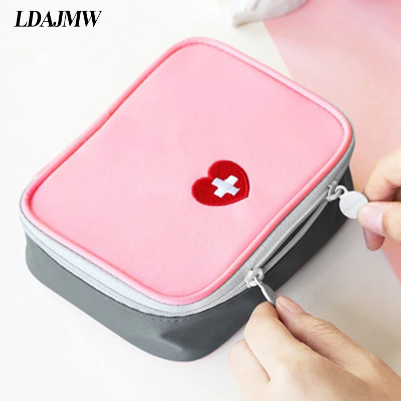 

LDAJMW Mini First Aid Kit Bag Travel Outdoor Necessary Portable Medicine Package Emergency Medicine Storage Bag Organizer
