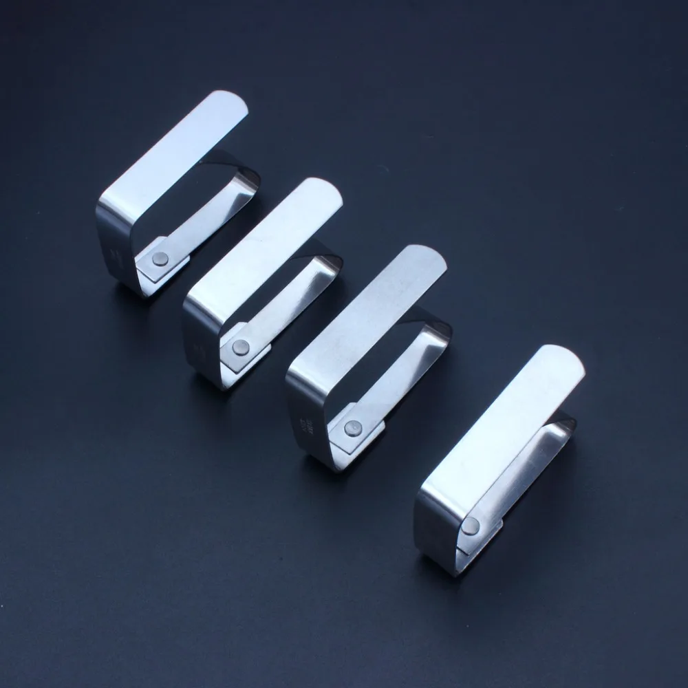 2 × مجموعات من 8 غطاء المشابك مقاطع المقاوم للصدأ الجدول سماط الجدول القماش أصحاب تعديل